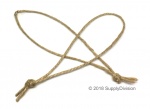 Polished Jute cord tied loops